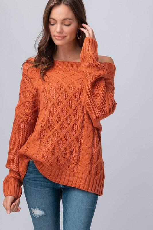 The Cortne Cableknit Sweater