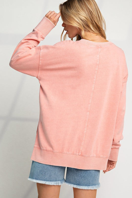 Smiley Face Crewneck Sweatshirt