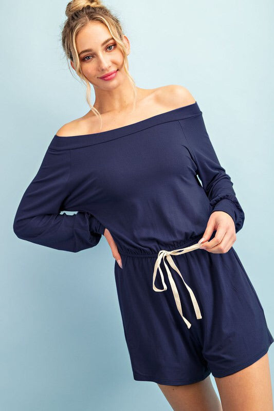 Off the Shoulder Romper