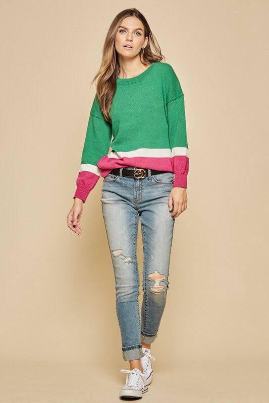 The Abigail Jewel Tone Sweater