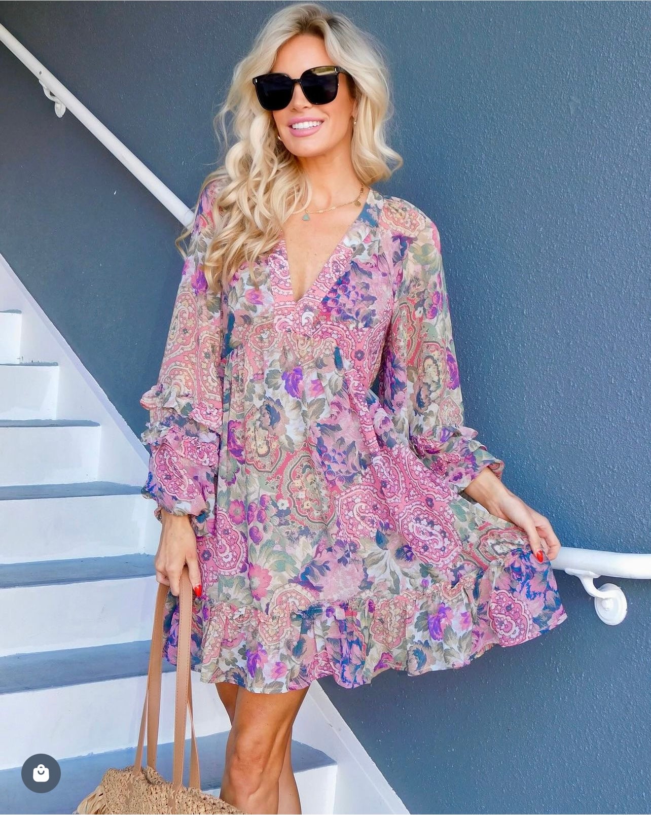 Gemma Babydoll Swing Mini Dress